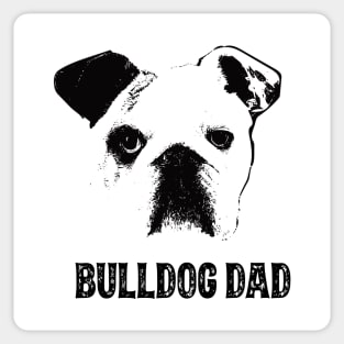 English Bulldog Dad Sticker